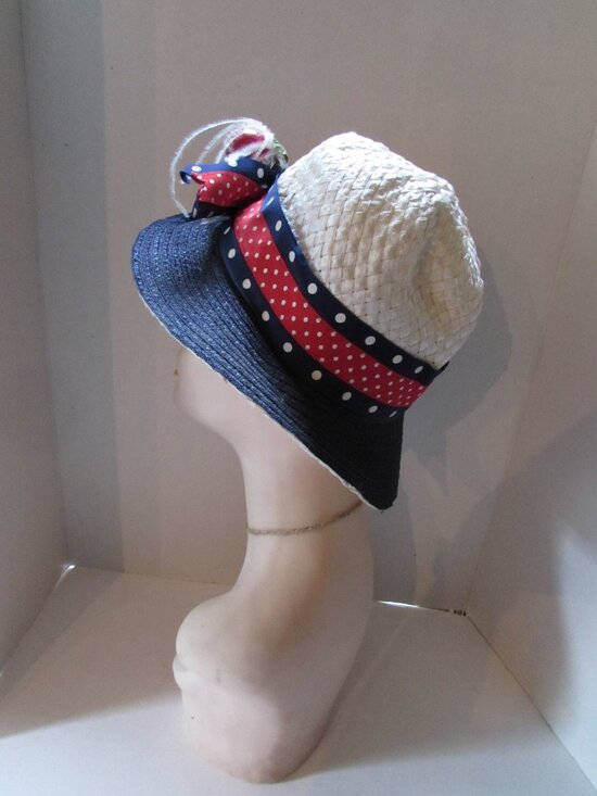 Vintage 1976 Era Patriotic Red White Blue Hat main image 10